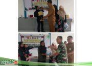 Hari ke-29 TMMD ke-124 Kodim 0320/Dumai, Beri Bansos bagi Ibu Hamil dan Balita