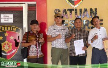 DPC Team LIBAS Labuhanbatu Raya melaporkan Kades Sungai Raja Kepolres labuhanbatu Dugaan Penyelewengan Dana Desa