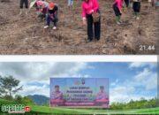 Polsek Toba Kembali Gencarkan Ketahanan Pangan Lewat Penanaman Jagung Tahap Kedua di Lahan Demplot