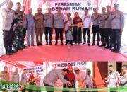 Polres Labuhanbatu Rayakan Hari Bhayangkara Dengan Bedah Rumah Bagi Warga Kurang Mampu