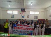 Police Goes To School, Sat Lantas Polres Pelabuhan Belawan Sosialisasikan Kamseltibcar Lantas ke Pelajar Yayasan Sinar Husni