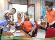 Polda Jambi melaksanakan Pemeriksaan Kesehatan Berkala bagi Pejabat Utama (PJU)
