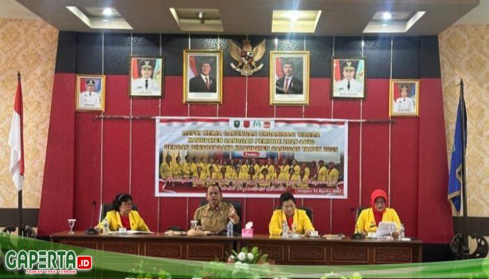 Rapat Kerja (RAKER) Gabungan Organisasi Wanita Kabupaten Sanggau Priode 2025-2030