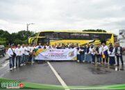 Wawako Dumai Lepas Peserta Studi Banding PWI Dumai ke Bukittinggi
