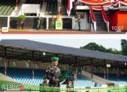 Kakordos Akmil Pimpin Upacara Bendera Minggu Pertama Bulan Agustus