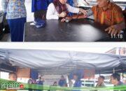 KAPAL KLINIK TERAPUNG DITPOLAIRUD POLDA JAMBI SANDAR DI PASIR KOTA JAMBI, WARGA PESISIR TERIMA LAYANAN KESEHATAN GRATIS