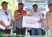 Kilang Pertamina Sungai Pakning Salur Bantuan untuk Korban Kebakaran di Dusun Bukit Batu Laut