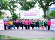 Bhayangkari Daerah Jambi  Gelar Baksos Bersama Driver Ojol dan Ojek Pangkalan  Dalam Rangka HKGB Ke-73