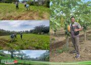 Giat Polsek Aek Natas turun kelapangan pada Pengamanan Aksi di Kantor Camat Aek Kuo