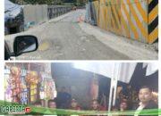 Polsek dan PP Pantai Cermin Pastikan Keamanan Renovasi Jembatan Pisau Hilang