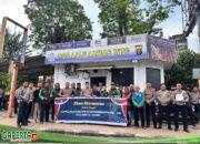 Satlantas Polresta Jambi Gelar Do’a Bersama Komunitas Ojol  Dalam Rangka Hari Lalu Lintas Bhayangkara Ke 70