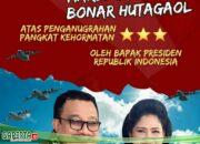 Selamat Dan Sukses Buat Marsekal Madya Bonar Hutagaol Atas Penganugrahan Pangkat Kehormatan