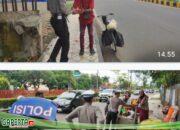 Jum’at Berkah Sat Lantas Polresta jambi Berbagi Kepada Sesama