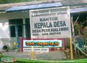 Pertanyaan Besar di Balik Penyaluran Dana Desa Perkhalimbe: Item Belanja Serupa dengan Nilai Berulang