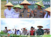 Polda Jambi Dukung Swasembada Pangan Nasional Laksanakan Penanaman Jagung Serentak dan Peresmian Gudang KPP Sekaligus Bakti Kesehatan