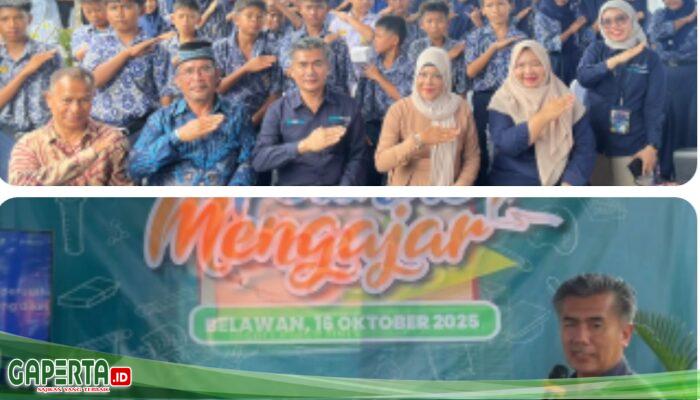 SMP Yaspemda Mendapat Kunjungan Program Pembelajaran Dari PT Pelindo Regional 1 Belawan