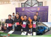 Dua Mobil Tangki Putih Biru Muatan 32 Ton BBM Olahan Beserta Dua Sopir Ditangkap Ditreskrimsus Polda Jambi