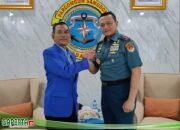 Komandan Kodaeral l TNI AL Terima Kunjungan DPD HNSI Sumut Dan Medan Bertempat Di Jalan Serma Hanafiah Belawan