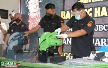 Bea Cukai Musnahkan Barang Hasil Penindakan di Wilayah Yogyakarta dan Magelang Senilai Rp2,5 Miliar