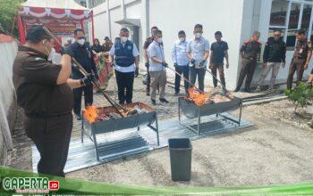 Pemusnahan BB Inkracht Triwulan Terakhir 2025 Kejari Dumai, Narkoba Masih Mendominasi