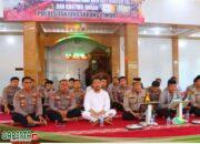Polres Tanjung Jabung Timur Gelar Serentak Kegiatan Khatam Qur’an Serta Pembinaan Rohani Dan Mental Sebagai Dasar Implementasi Power Is For Service