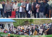 Warga Lubuk Paku, Gelar Aksi Unjuk Rasa Ke PT KMH PLTA Kerinci