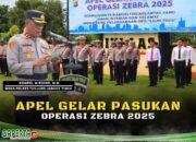 Polres Tanjung Jabung Timur Gelar Apel Pasukan Operasi Zebra Siginjai 2025 “Siap Wujudkan Kamseltibcarlantas Aman, Nyaman Dan Selamat”