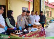 Polres Pelabuhan Belawan Musnahkan Barang Bukti Narkotika Hasil Tangkapan Sat Narkoba