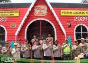 Kapolresta Jambi Bersama PJU Tinjau Kesiapan Pos Pengamanan dan Pos Pelayanan Operasi Lilin Natal 2025 dan Tahun Baru 2026.