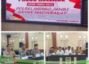 Polres Muaro Jambi Gelar Rilis akhir Tahun  Sampaikan Kinerja Terbaik  Selama Tahun 2025