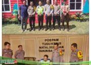 Pastikan Kesiapan Pospam dan Posyan Nataru , PJU Polresta Jambi Lakukan Monitoring