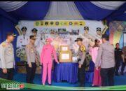 Kapolres Dumai Didampingi Ketua Bhayangkari Cabang Dumai Kunjungi Pos Pengamanan Ops Lilin Lancang Kuning 2025