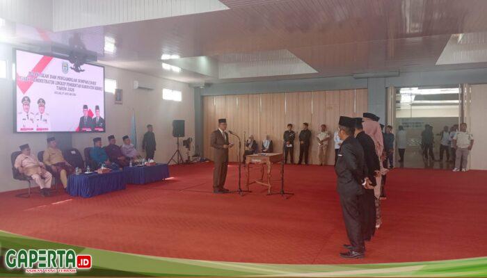 10 Pejabat Eselon III Di Lingkup Pemkab Kerinci Resmi Dilantik Wabup Murison