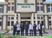 Kepala Kantor Pertanahan Kota Dumai Silaturahmi Sekaligus Serahkan Sertipikat Tanah Ke Pengadilan Agama Kelas I B Dumai