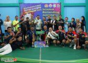 Kementerian ATR/BPN Raih Dua Piala Kategori Perorangan dan Beregu di Kejuaraan Bulutangkis KORPRI
