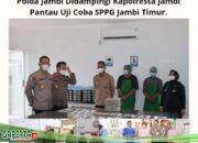 Dukung Penuh Program Presiden Irwasda Polda Jambi Didampingi Kapolresta Jambi Pantau Uji Coba SPPG Jambi Timur.