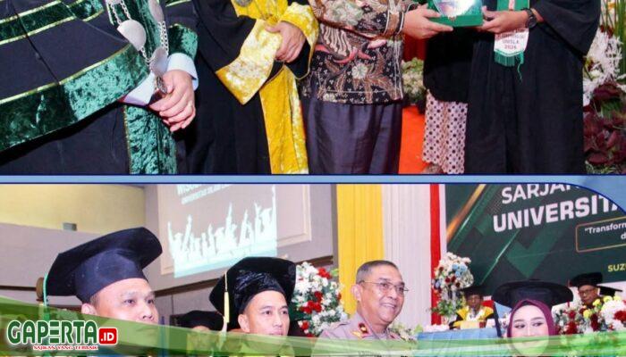 Wakil Bupati Jamri Menghadiri Wisuda Unisla Angkatan XIX Tahun 2026