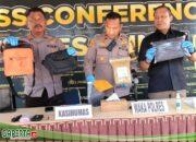 Kasat Narkoba Polres Dumai Ungkap Tindak Pidana Narkotika Shabu 1.570,83 Gram
