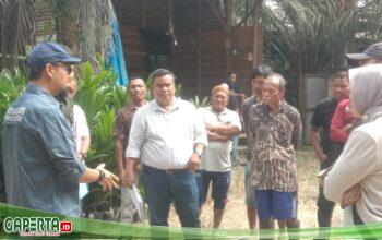 Beriman Panjaitan, SH.MH Mendampingi Tuimin Mertua Tergugat “Menantu” Dalam Agenda Sidang Pemeriksaan Setempat