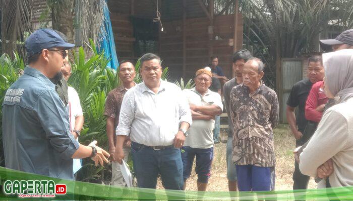 Beriman Panjaitan, SH.MH Mendampingi Tuimin Mertua Tergugat “Menantu” Dalam Agenda Sidang Pemeriksaan Setempat