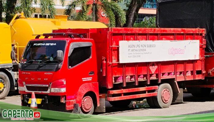 Satu Unit Mobil Colt Disel Nopol “BH 4809 MD” Diduga Praktik Pengoplosan Gas Elpiji PT Artha Ganisya