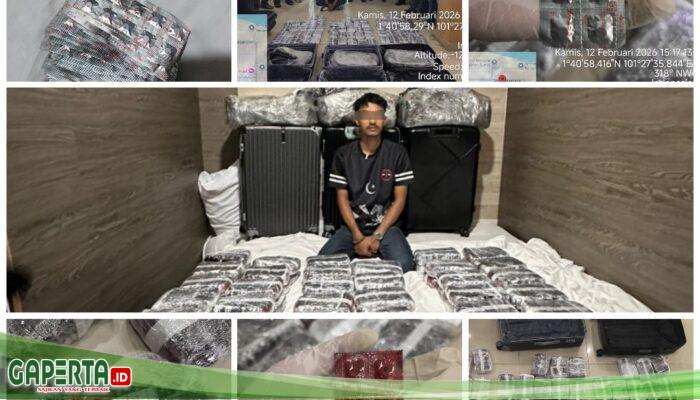 Penindakan 99.600 Gram Pil Happy Five (Nimetazepam) oleh Tim Gabungan Bea Cukai dan Polri