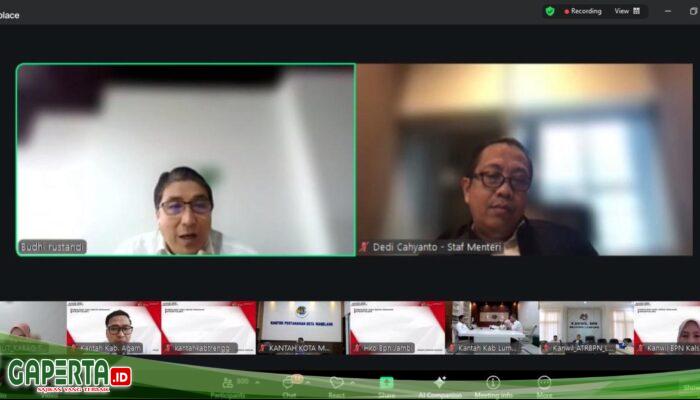 Peningkatan Kualitas Layanan dan Tata Kelola Pertanahan, Kementerian ATR/BPN Sosialisasi Hasil SPI KPK 2025 ke Jajaran