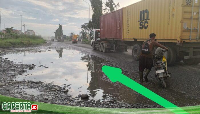 Masyarakat Belawan Berharap PT Pelindo Dan Pemerintah Daerah Sumatra Utara Segera Perbaiki Jalan Pelabuhan Raya Yang Hancur