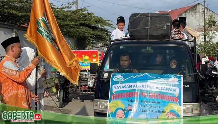 Yayasan Al Fatihah Gelar Pawai Berjalan Syar Dan Silaturahmi Bergema Sambut Bulan Suci Ramadhan