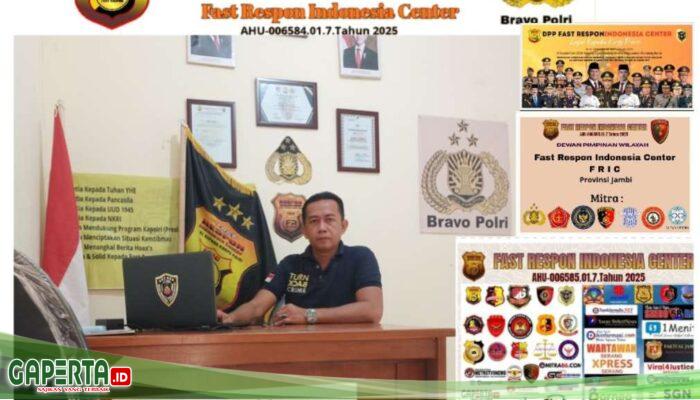 PW FRIC Provinsi Jambi Siapkan Kantor Sekretariat Bersama Terima Layanan Pengaduan , Loyal Kepada Polri