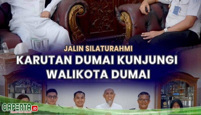 Jalin Silaturahmi, Karutan Dumai Kunjungi Wali Kota Dumai