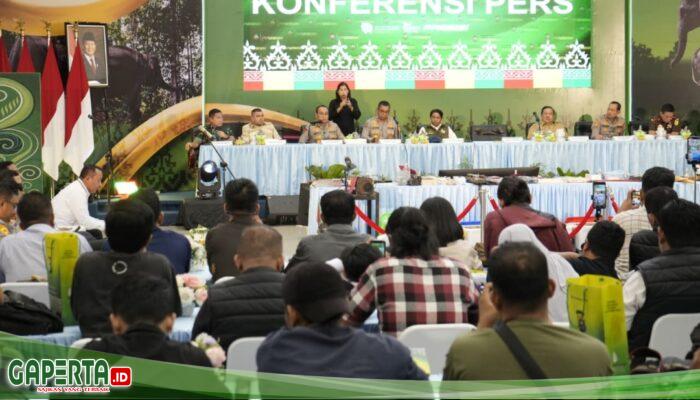 Polda Riau Berhasil Bekuk 15 Tersangka Jaringan Perburuan Gajah Sumatera