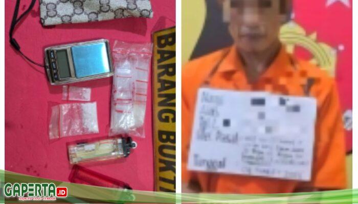 Polsek Marbau Polres Labuhanbatu Amankan Bandar Narkotika Jenis Sabu