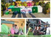 Polsek Pancurbatu bersama Muslimmat NU Bagikan Takjil Ke Pengendara
